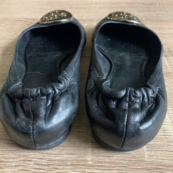 Tory Burch Black Shoes Flats - Picture 3 of 7
